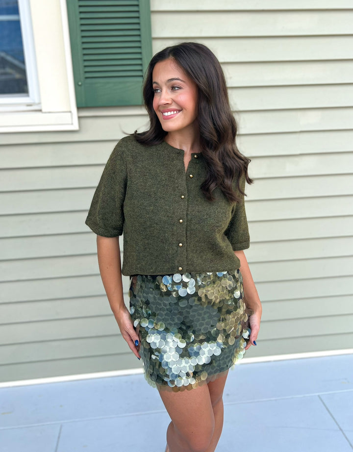 Olive Lucille Sequin Skirt