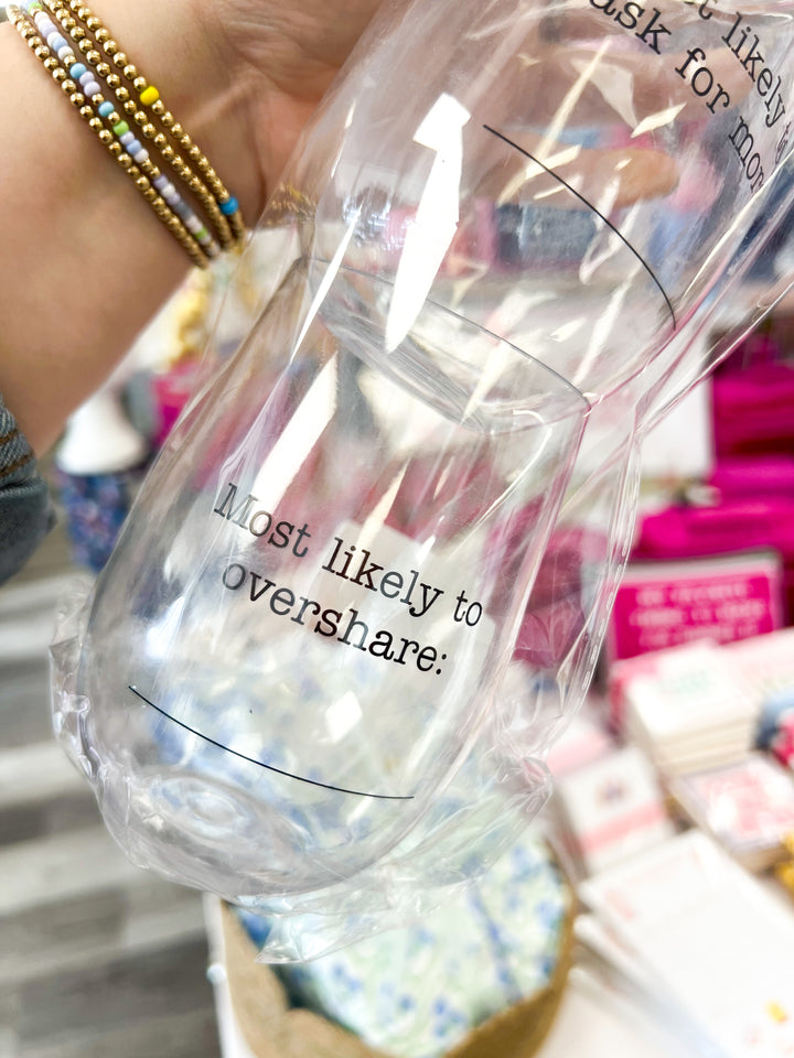 The Personalize Wine Glass Set