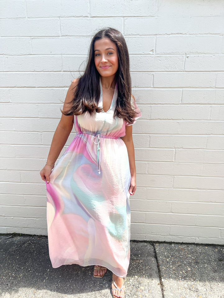 Pastel Multi Crawford Dress