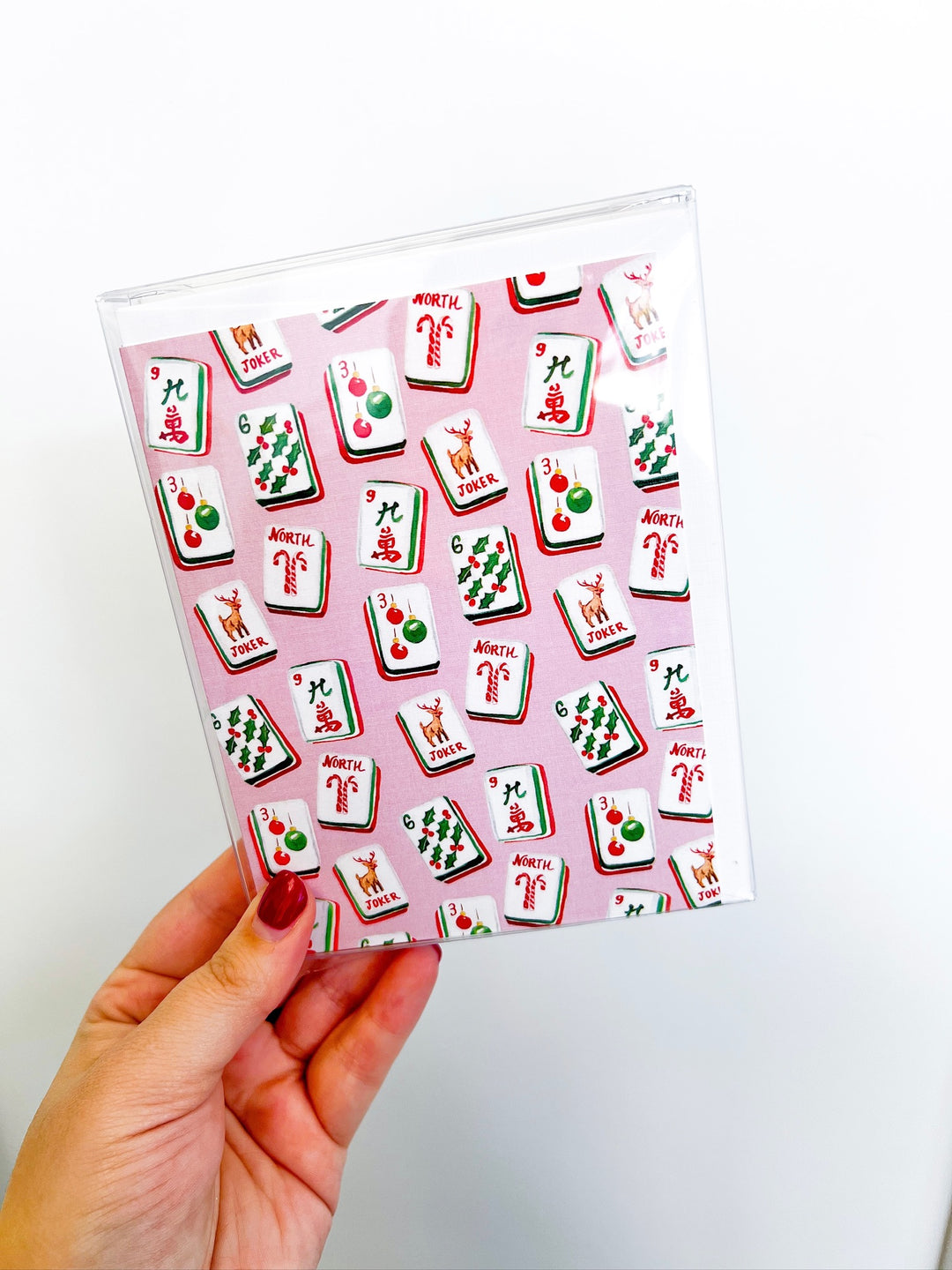 Holiday Mahjong Box Set of Cards