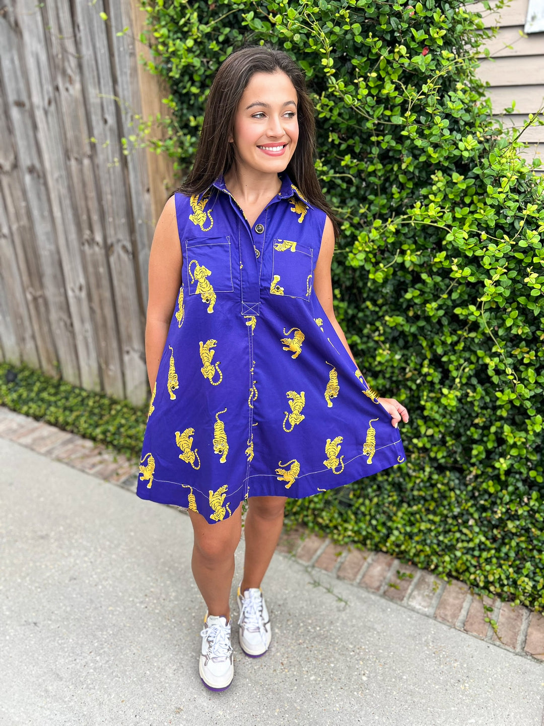Plum Roar Mini Dress