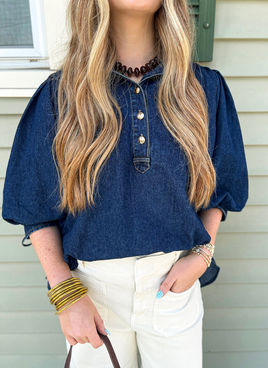 Denim Daze Top
