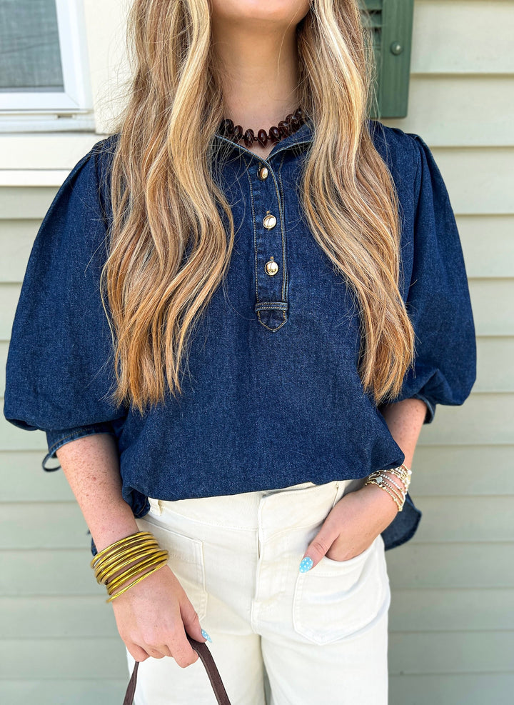 Denim Daze Top