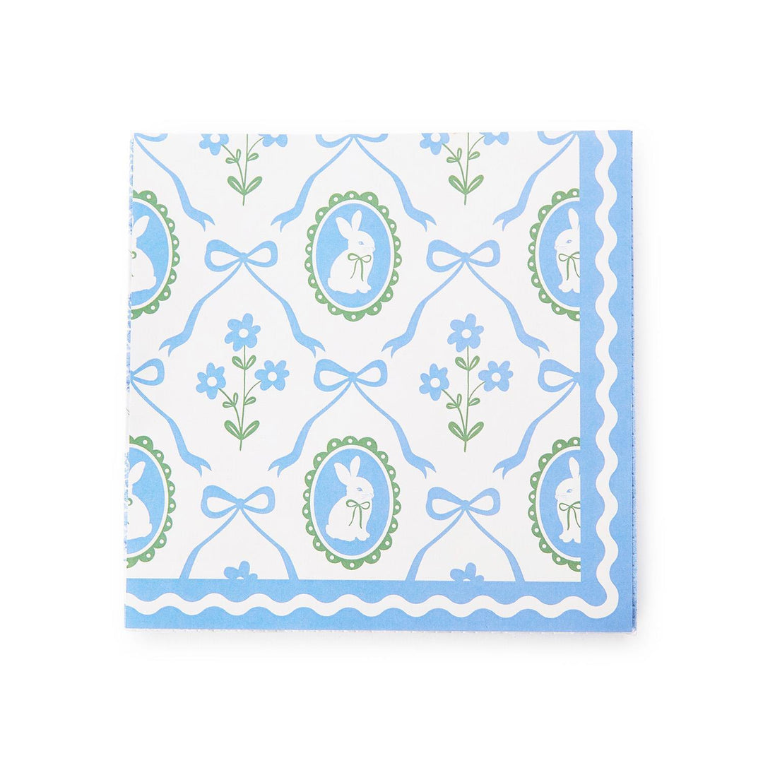 Bunnies & Bows Cocktail Napkins