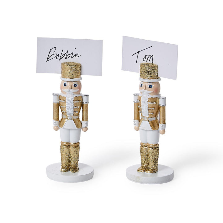 Gold Nutcracker Name Holder