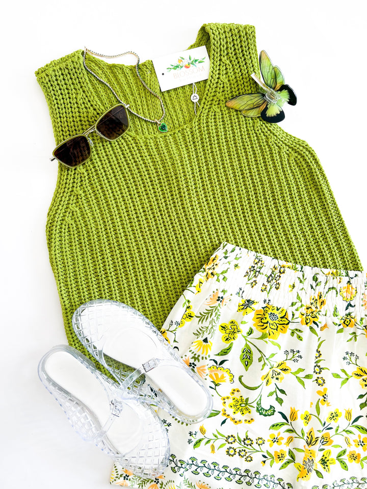 Citron Sundays Sweater Tank