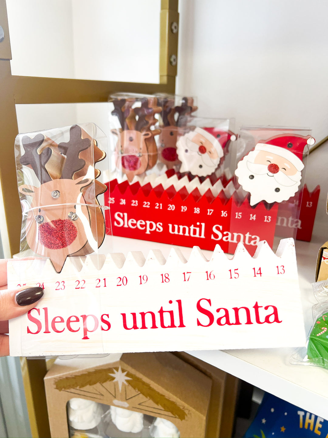 Reindeer Countdown Block