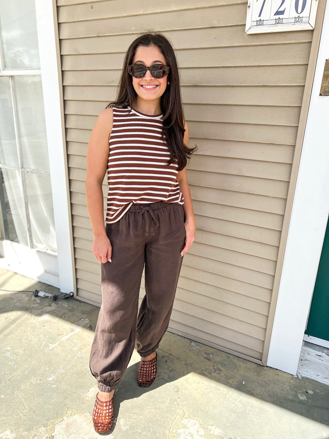 Rich Soil Melody Linen Balloon Pants