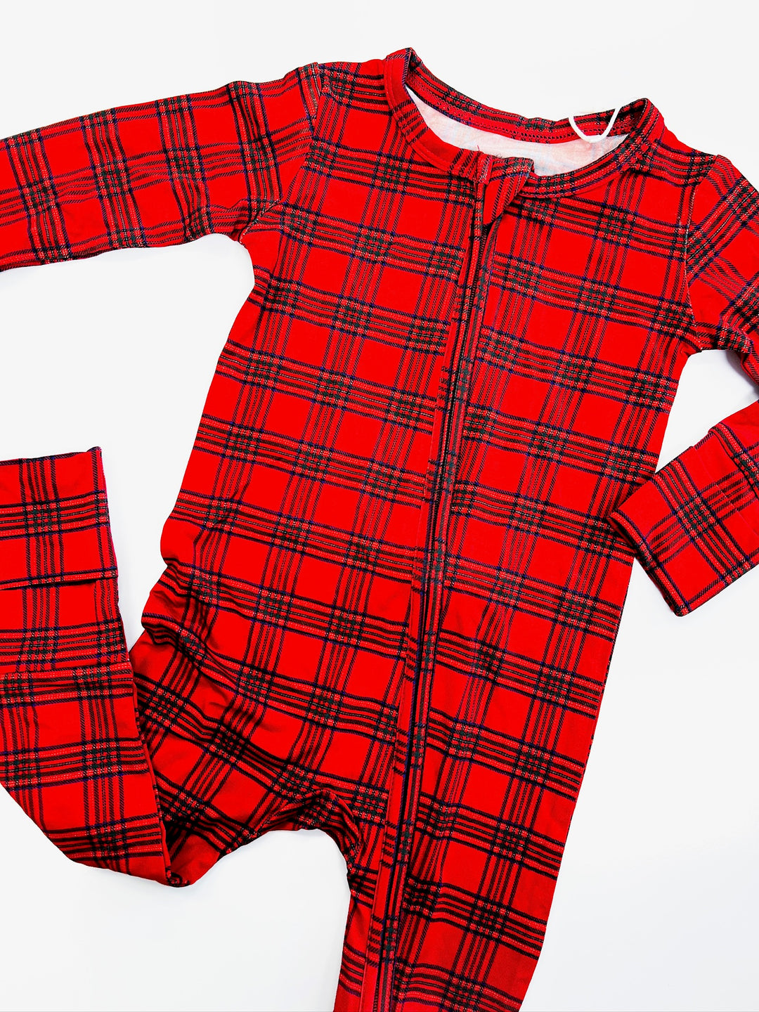 Christmas Plaid Converter Onesie