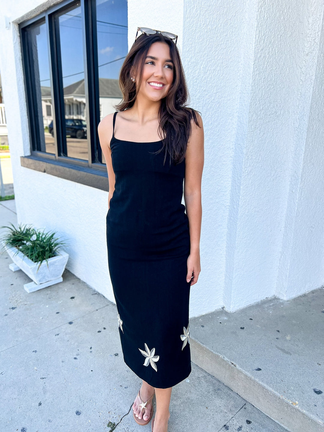 Neptune Embroidered Maxi Dress