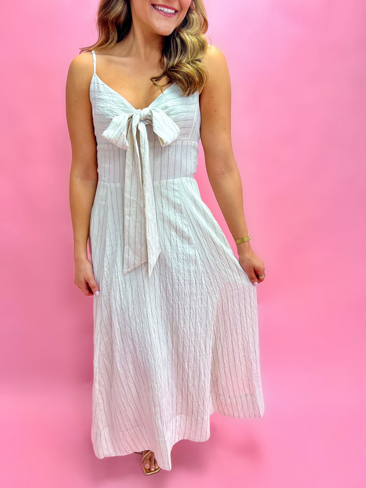 Luna Heather Linen Dress