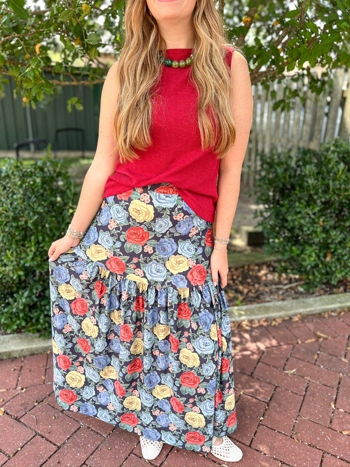 Night Rose Faye Skirt