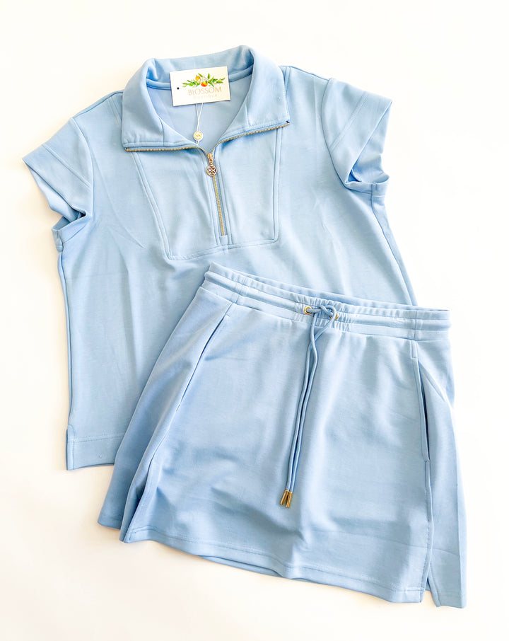 Blue Cora Skort Set