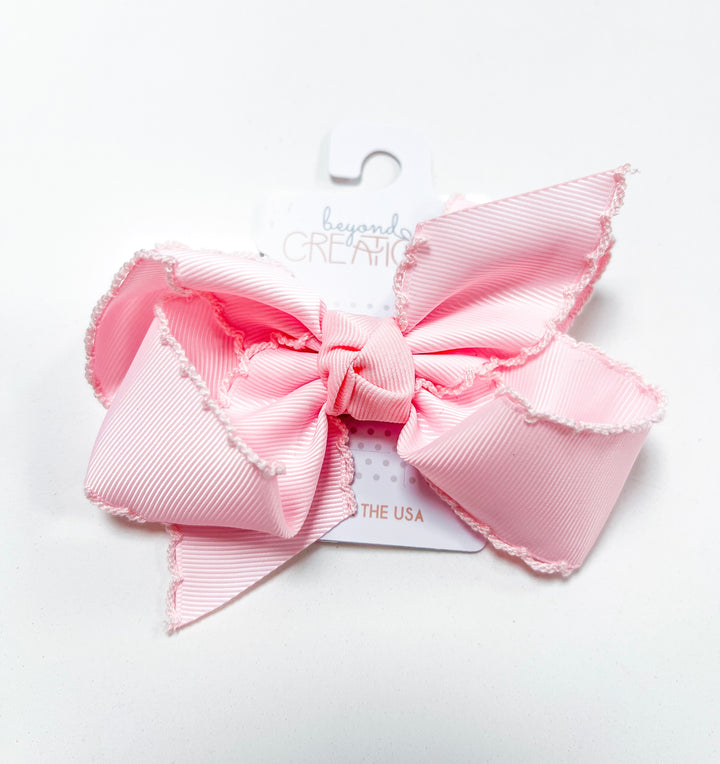 Crochet Edge Bows LRG