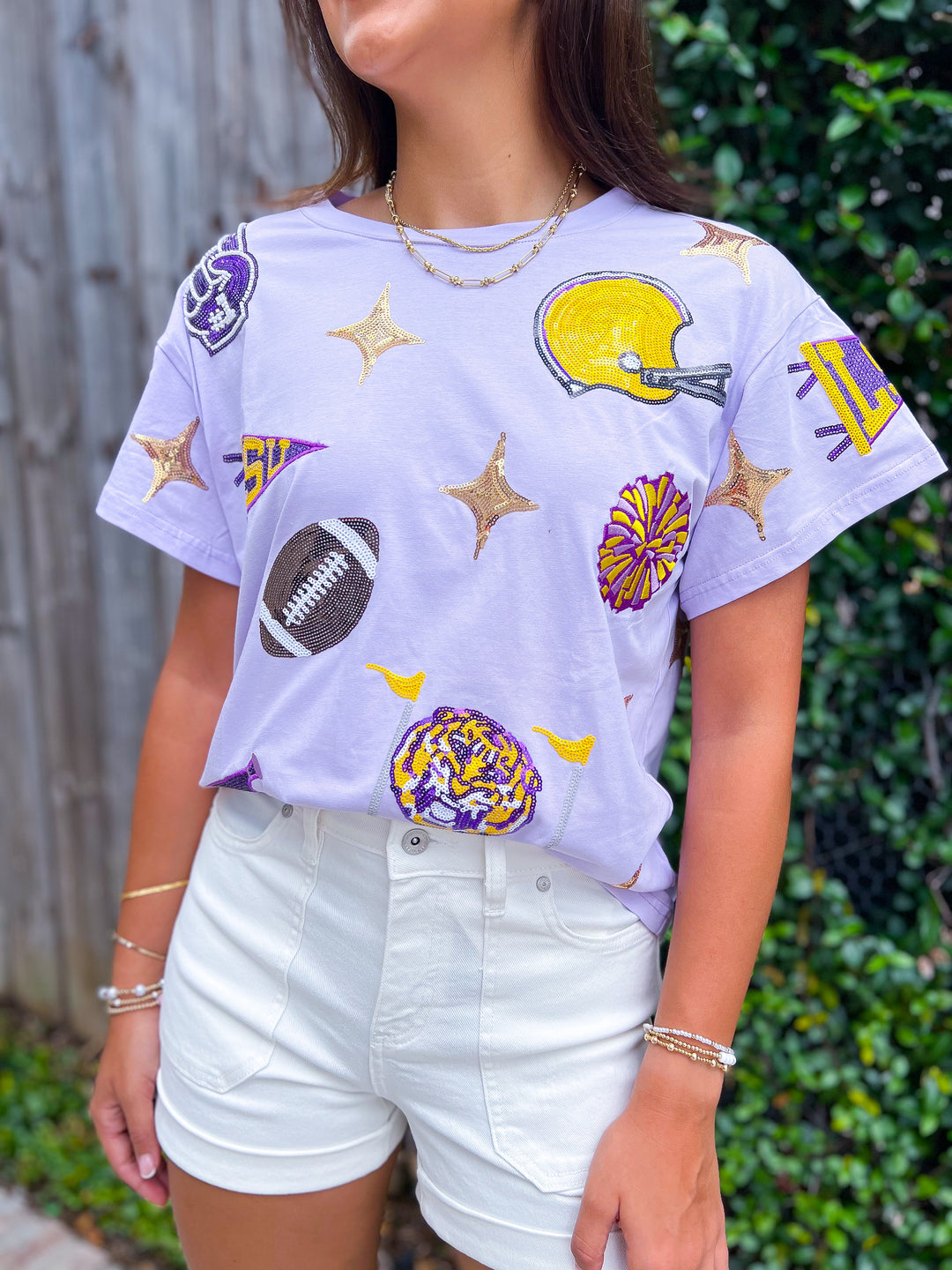LSU Sparkle Icon Gameday Tee
