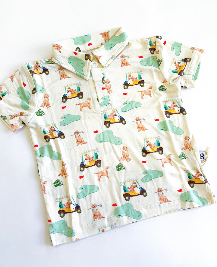 Barks & Birdies Short Sleeve Polo Shirt