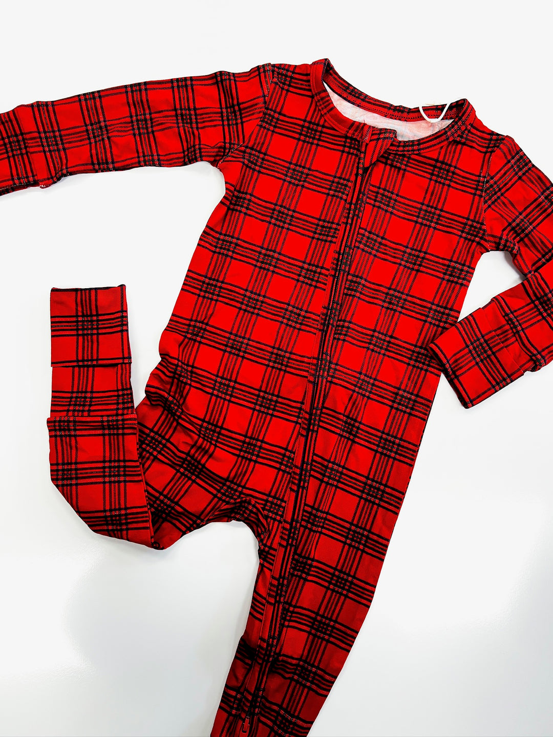 Christmas Plaid Converter Onesie