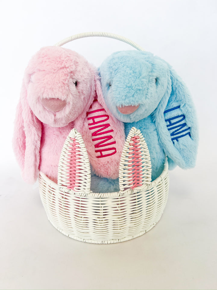 Embroidered Plush Bunny