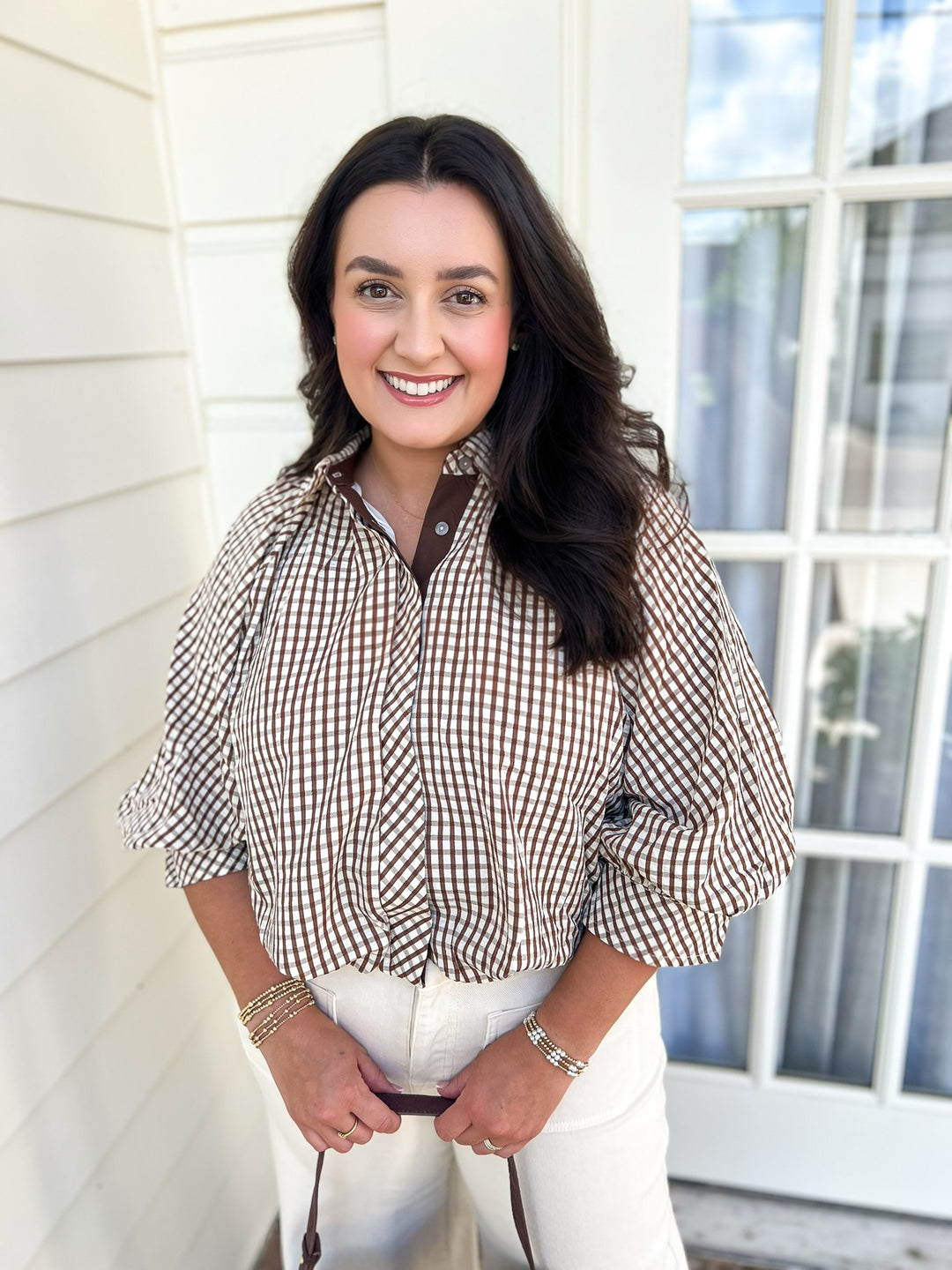 Stockyard Gingham Top