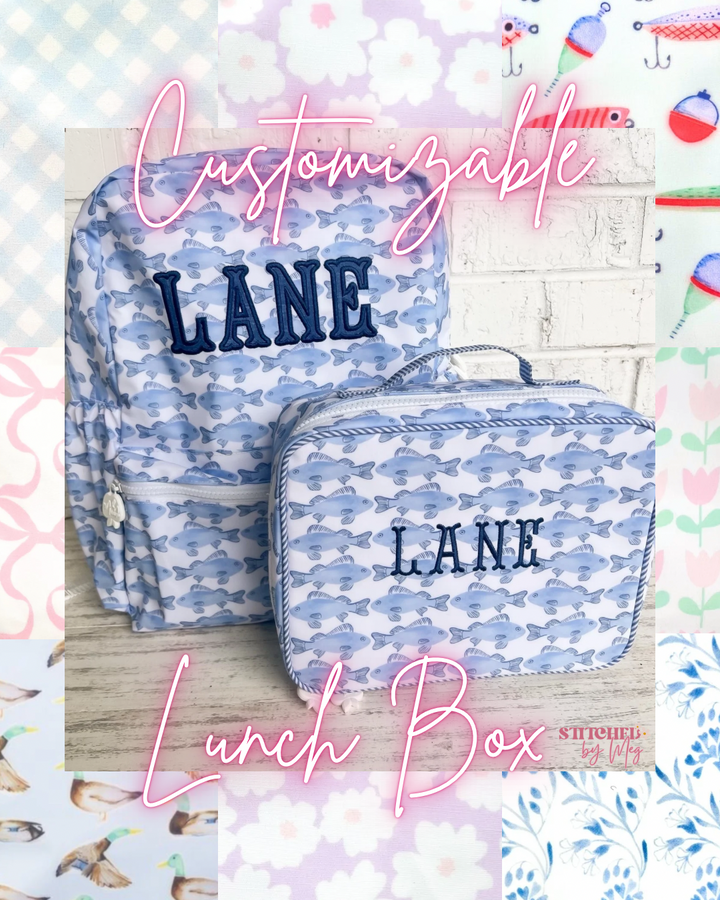 Personalizable Coated Lunch Box