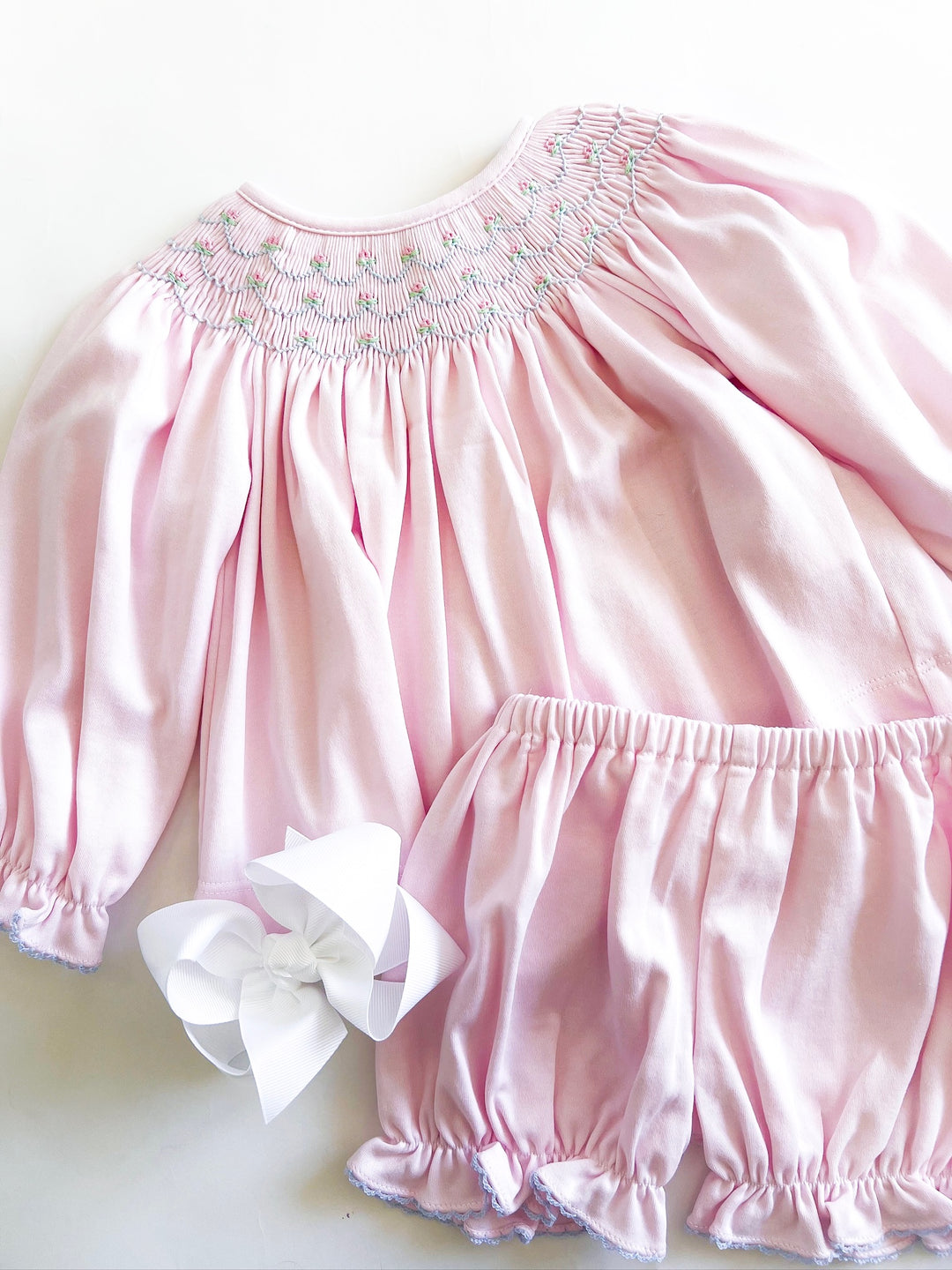 Pink Ellie Bishop Bloomer Set
