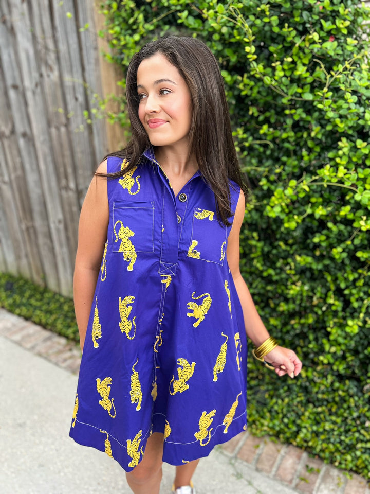 Plum Roar Mini Dress