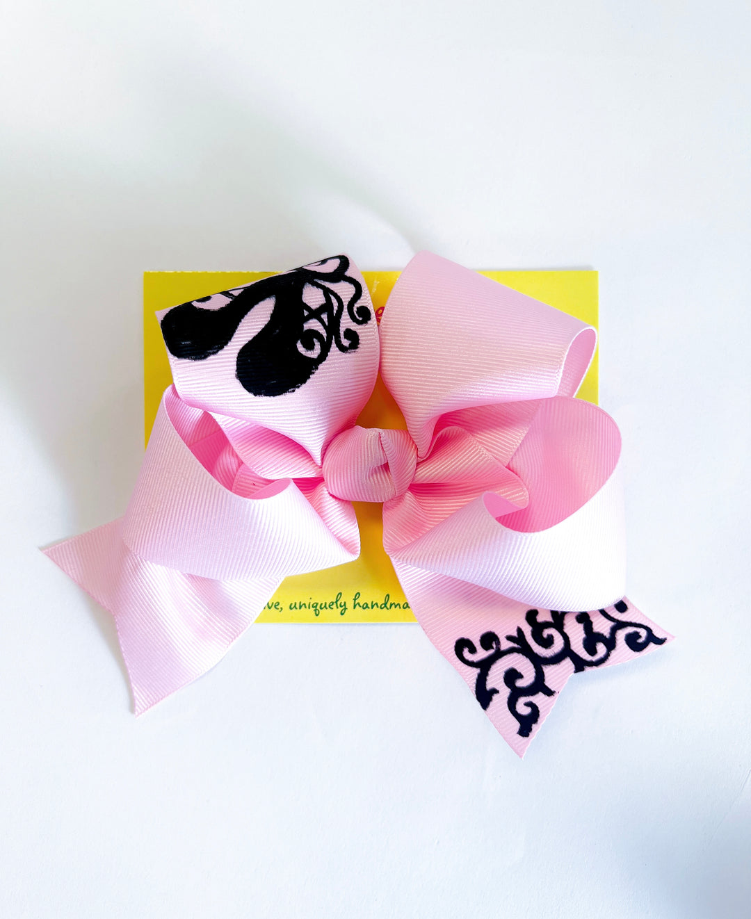 PRE-ORDER /// BLACK BALLET SHOE BOW