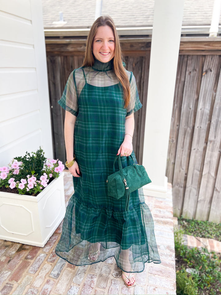 Noelle Nights Organza Midi Dress