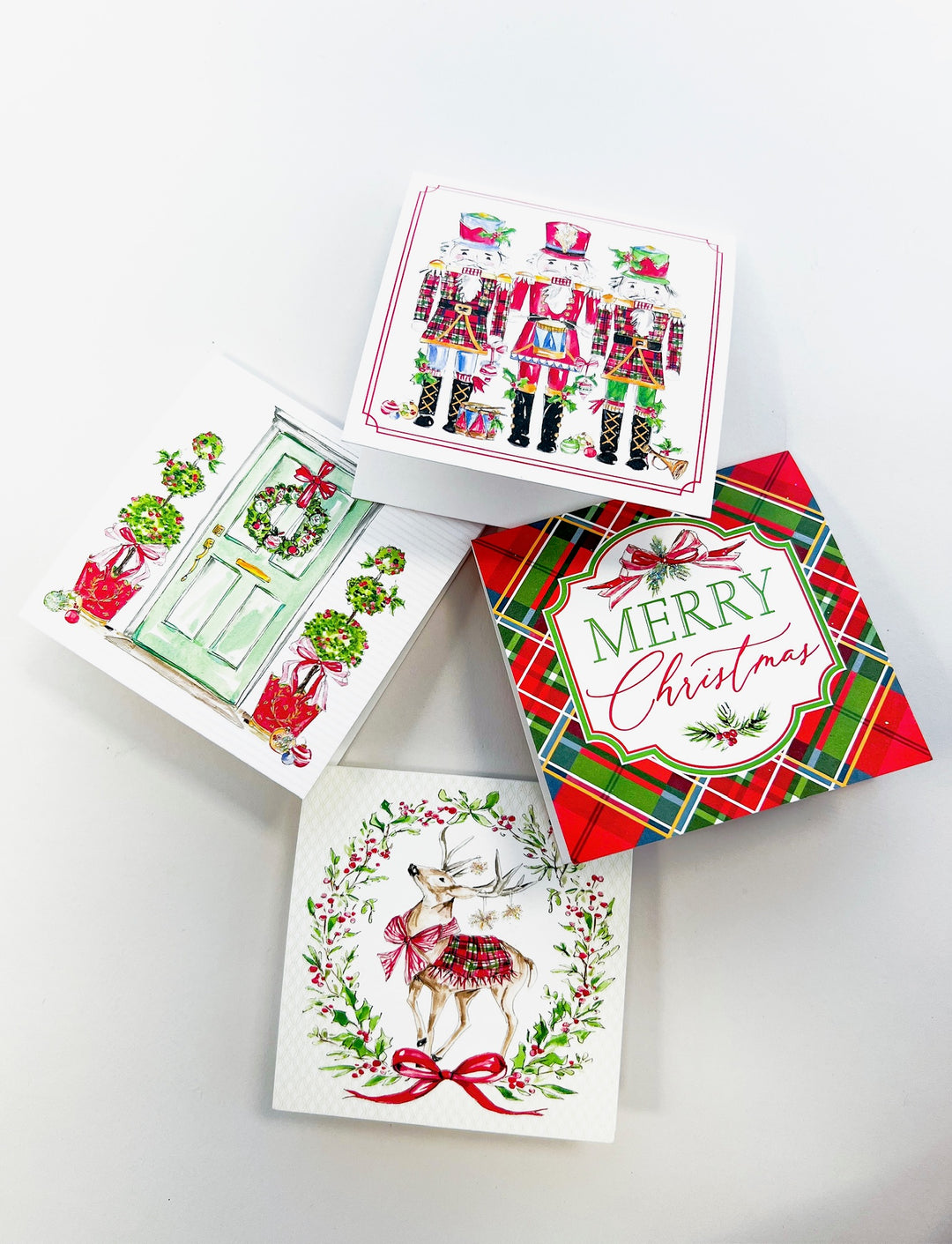 Traditional Nutcrackers & Reindeer Enclosed Cards