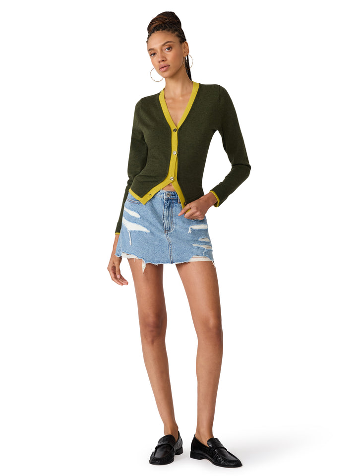 Dark Olive Arwen Cardigan