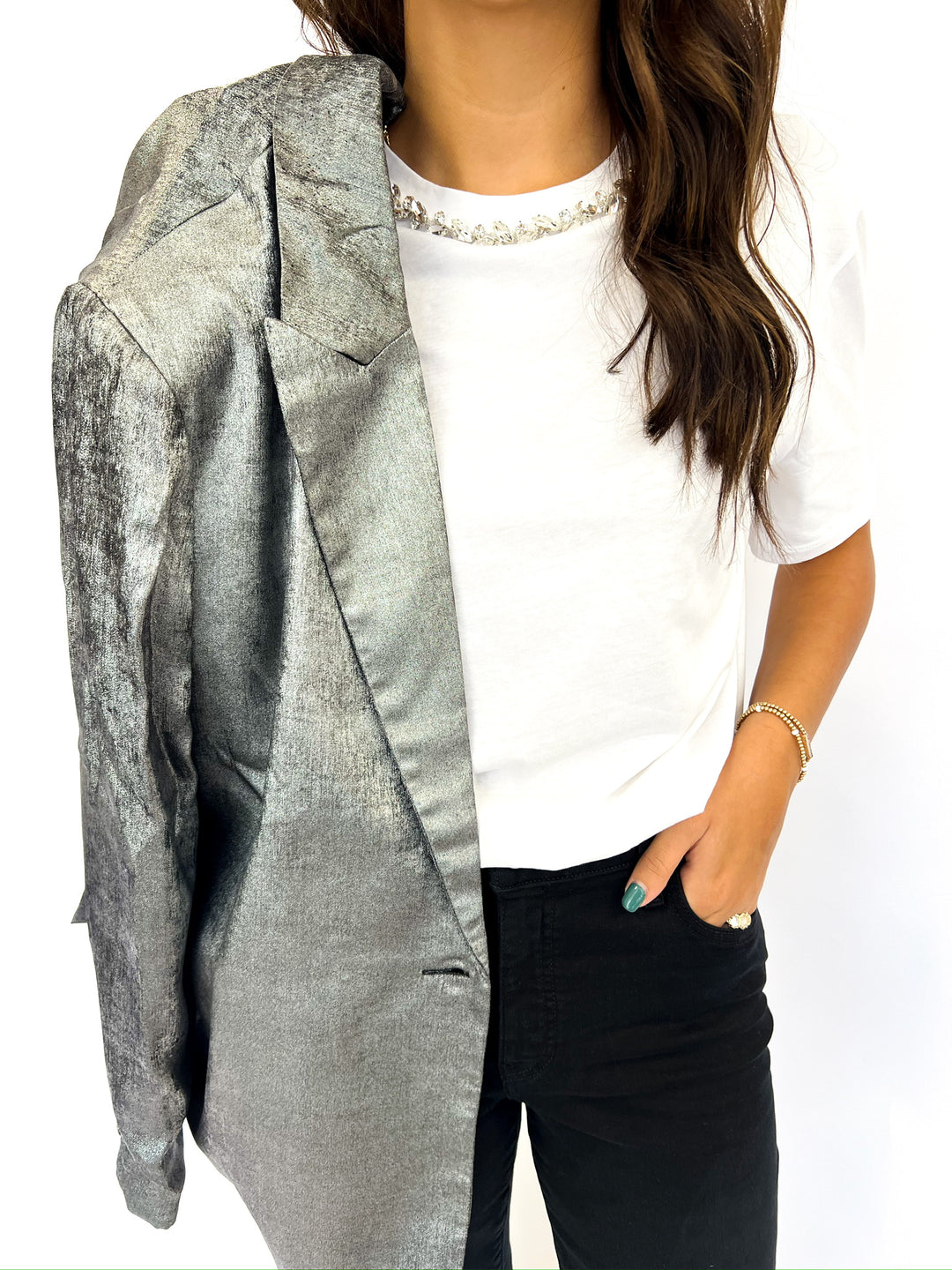 Silver Lighter Blazer