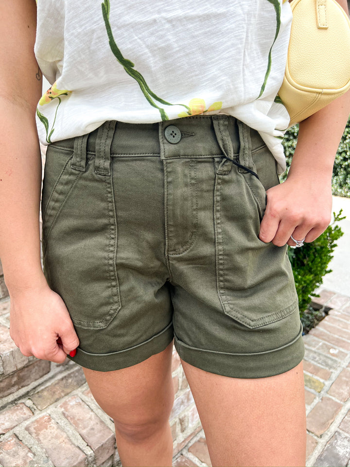 Burnt Olive Wander On Short