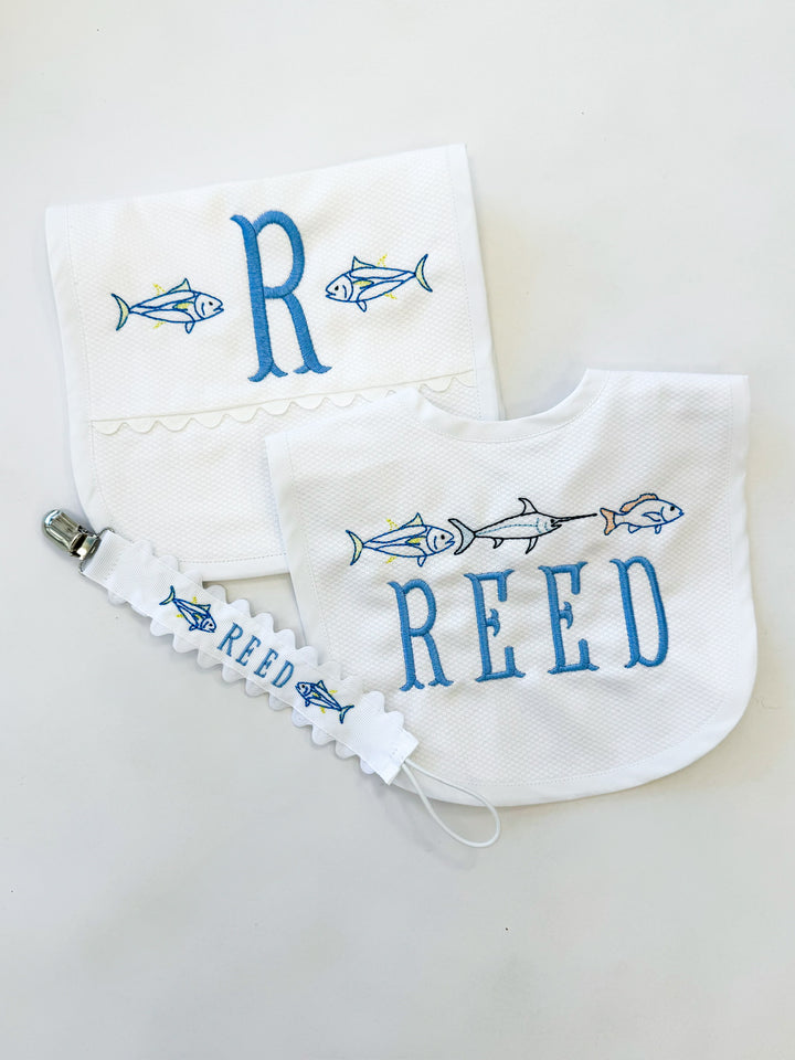 Personalized Themed Burp and Bib Bundle