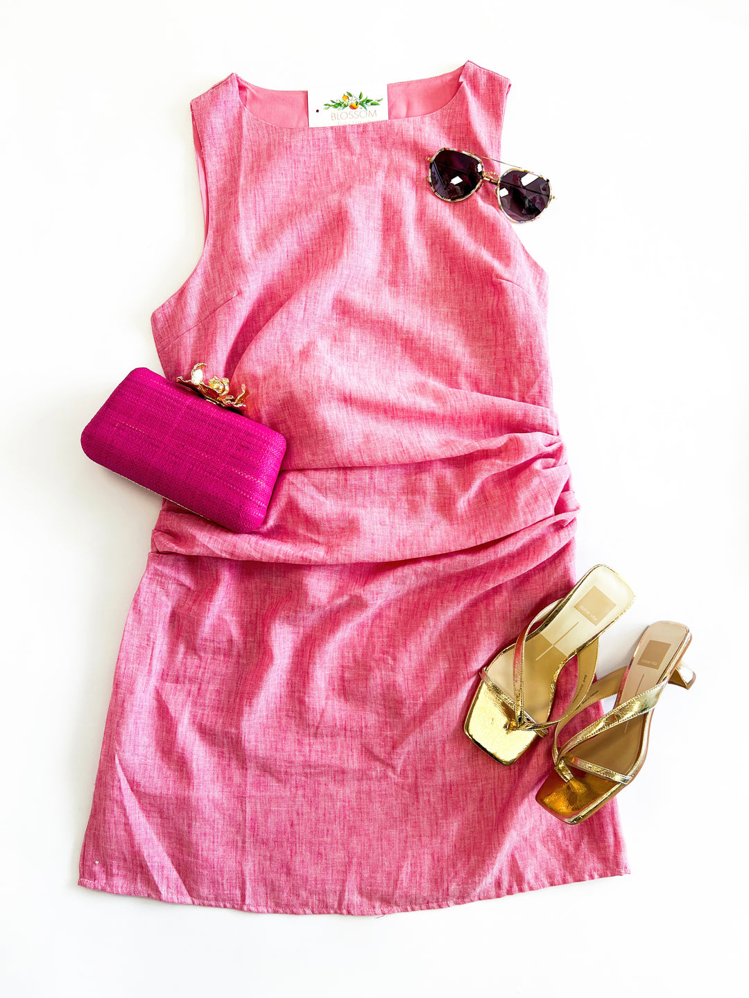 Pink By the Sea Mini Dress