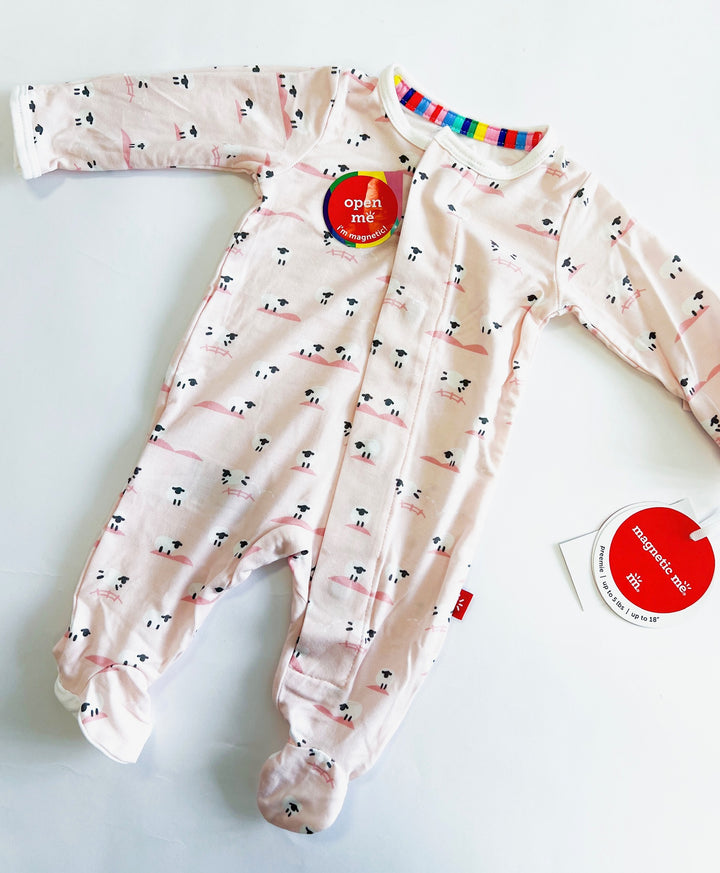 Baby Pink BaBa Footie