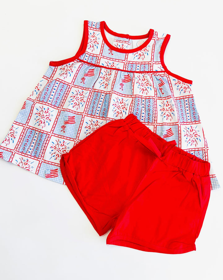 Patriotic Patchwork Piper Play Set