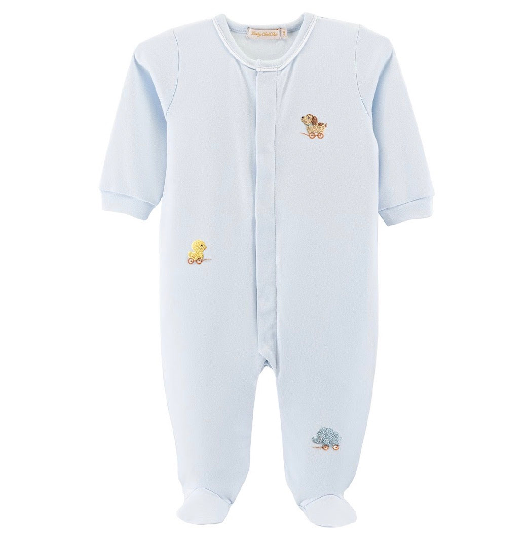 Sweet Toys Embroidered Pima Footie