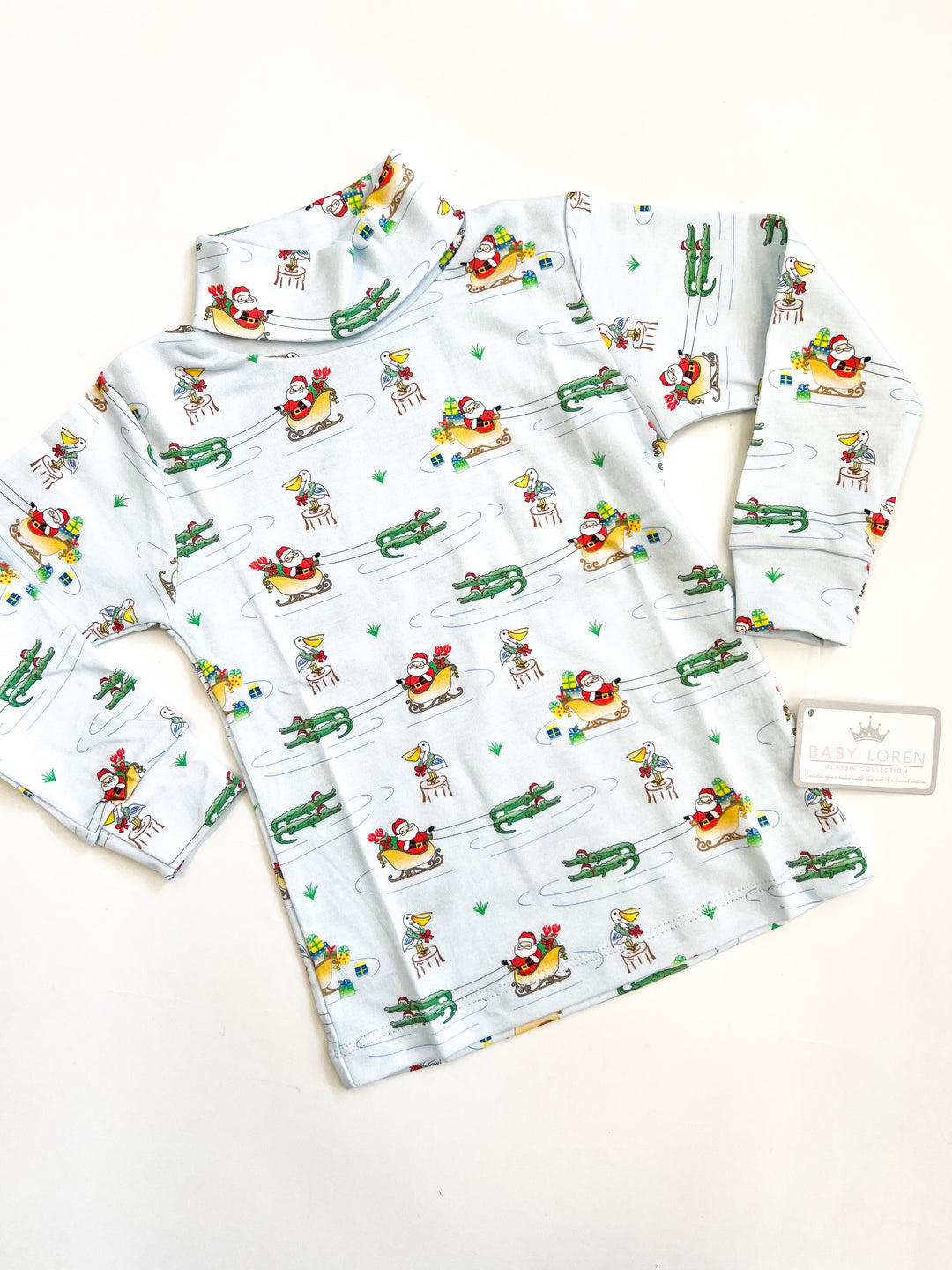 Cajun Christmas Kids Turtleneck