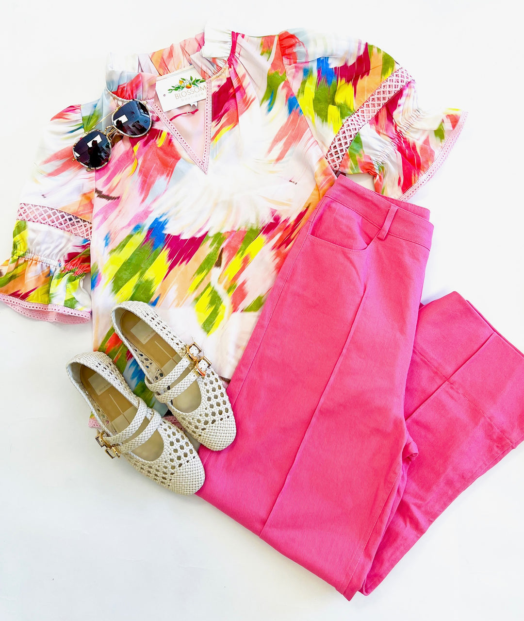 Reesie Pink Denim Pants