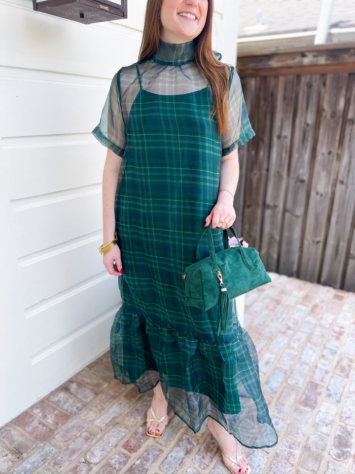 Noelle Nights Organza Midi Dress
