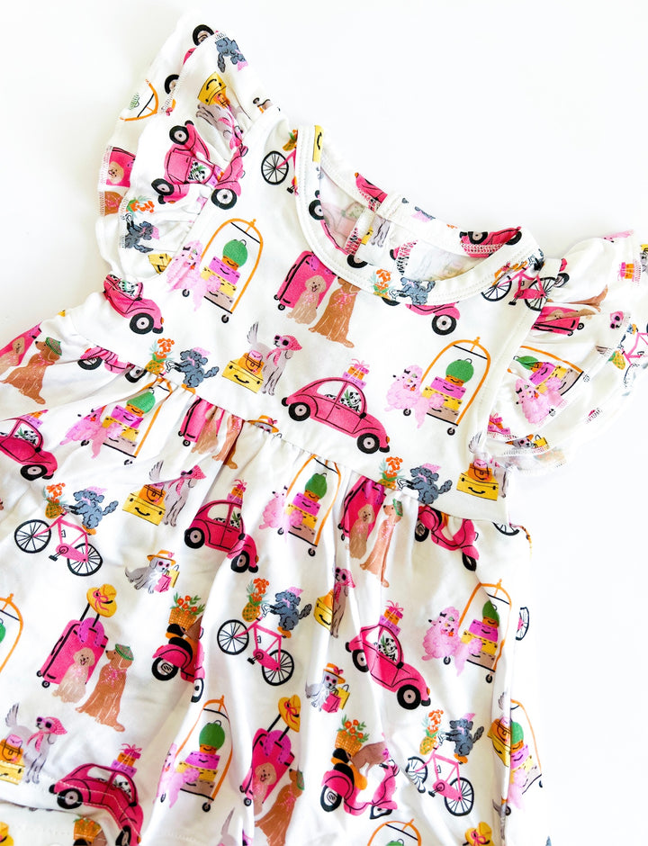 Puppy Chic Bodysuit Dress