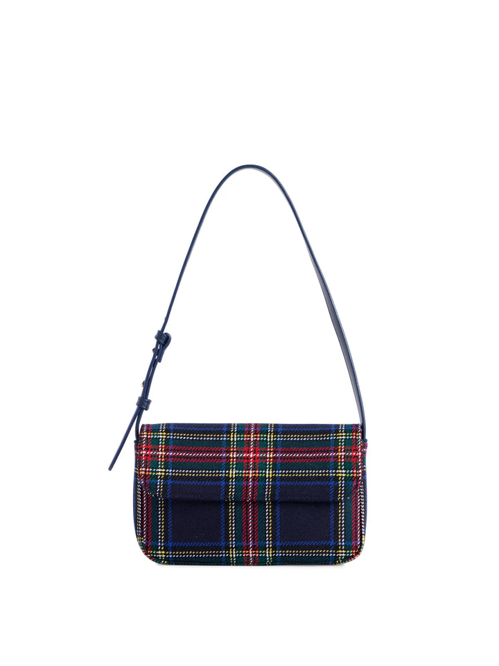 Navy Scottie Shoulder Bag