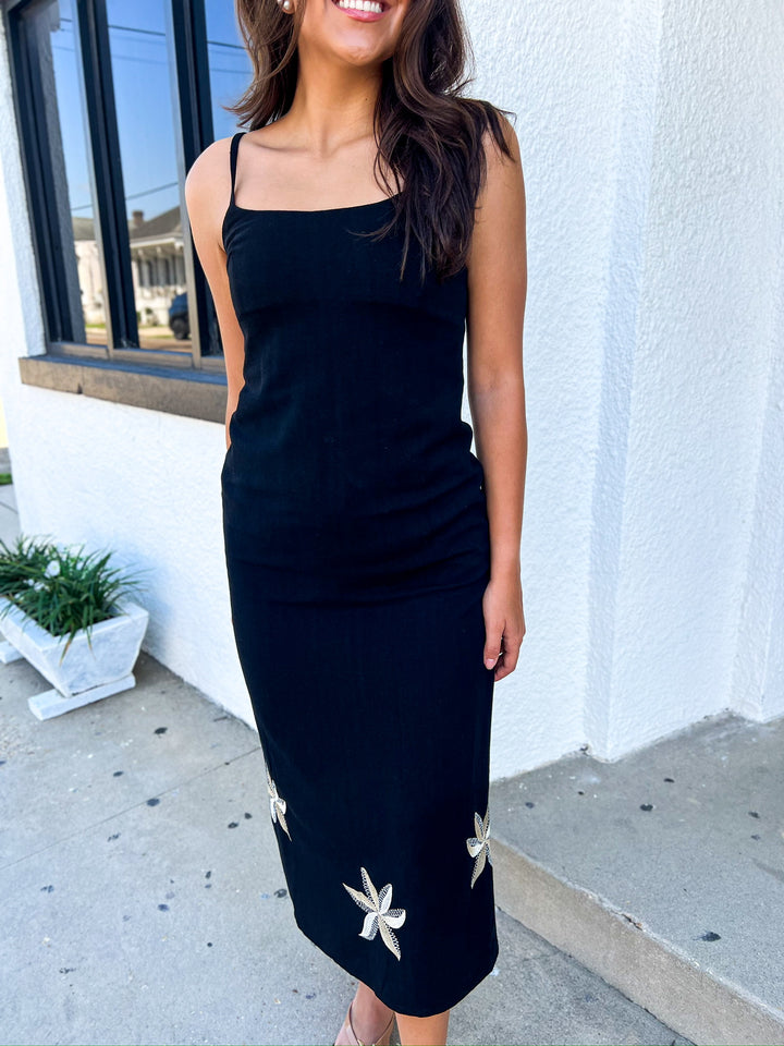 Neptune Embroidered Maxi Dress