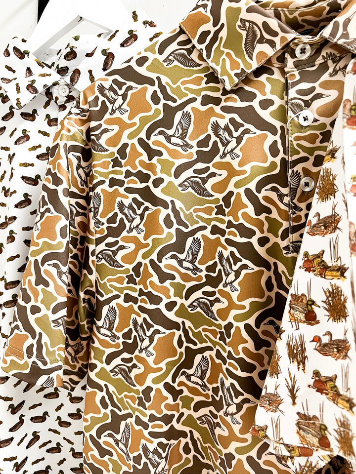 Camo Duck Performance Polo