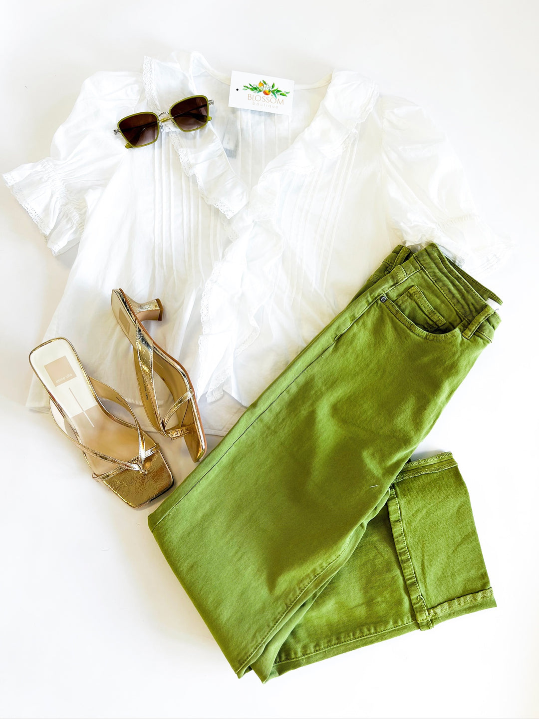 Antique White Lyric Top