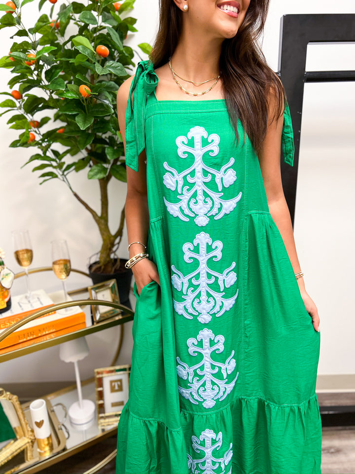 Emerald Isle Midi Dress