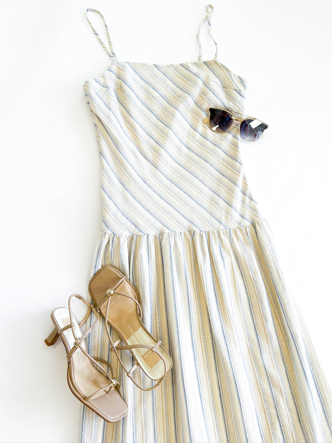 Blue Multi The Lands Maxi Dress