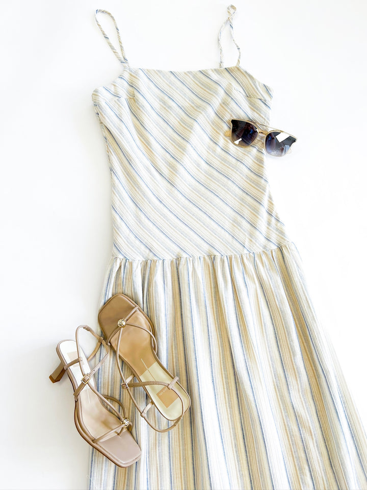 Blue Multi The Lands Maxi Dress