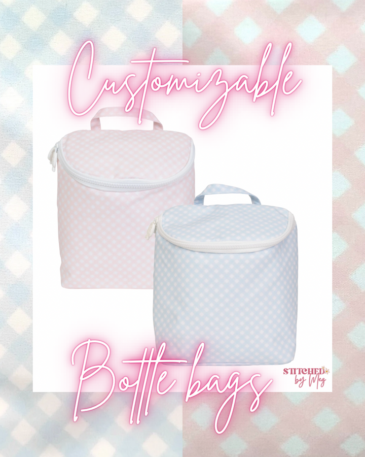Personalizable Coated Bottle Bag