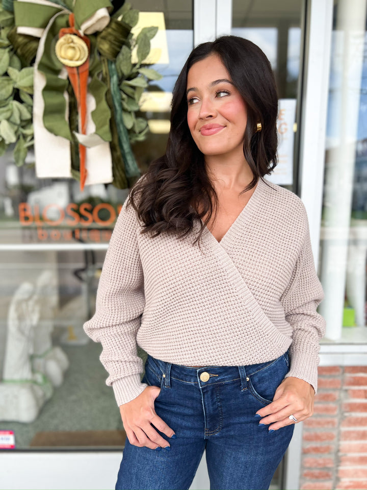 Oatmeal Teagen Two Piece Sweater